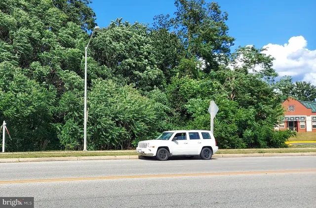 a car parked on the side of the road