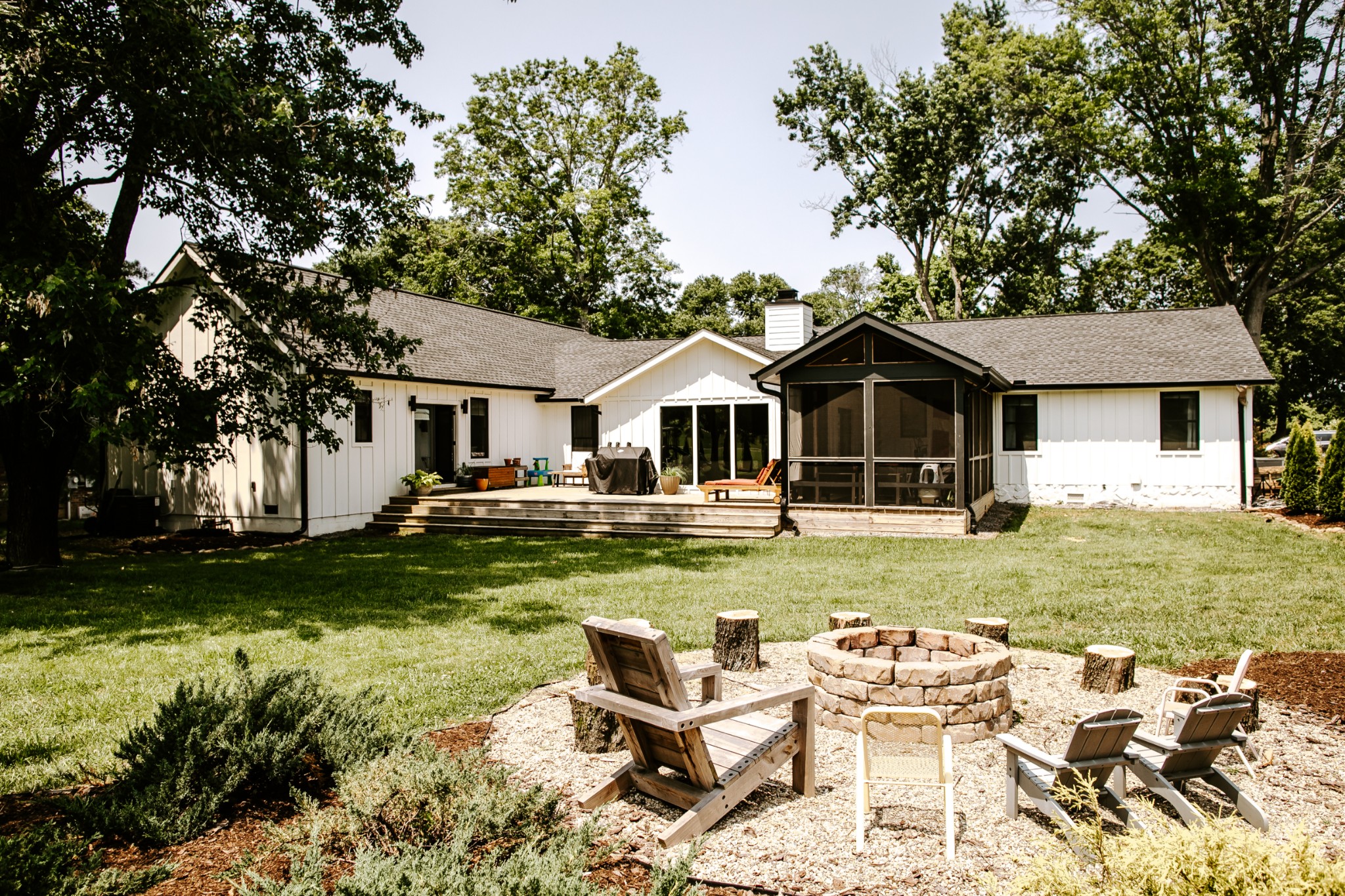 131 Baltusrol Road Franklin, TN 37069 - Photo 37 of 42 a view of a yard with furniture and garden