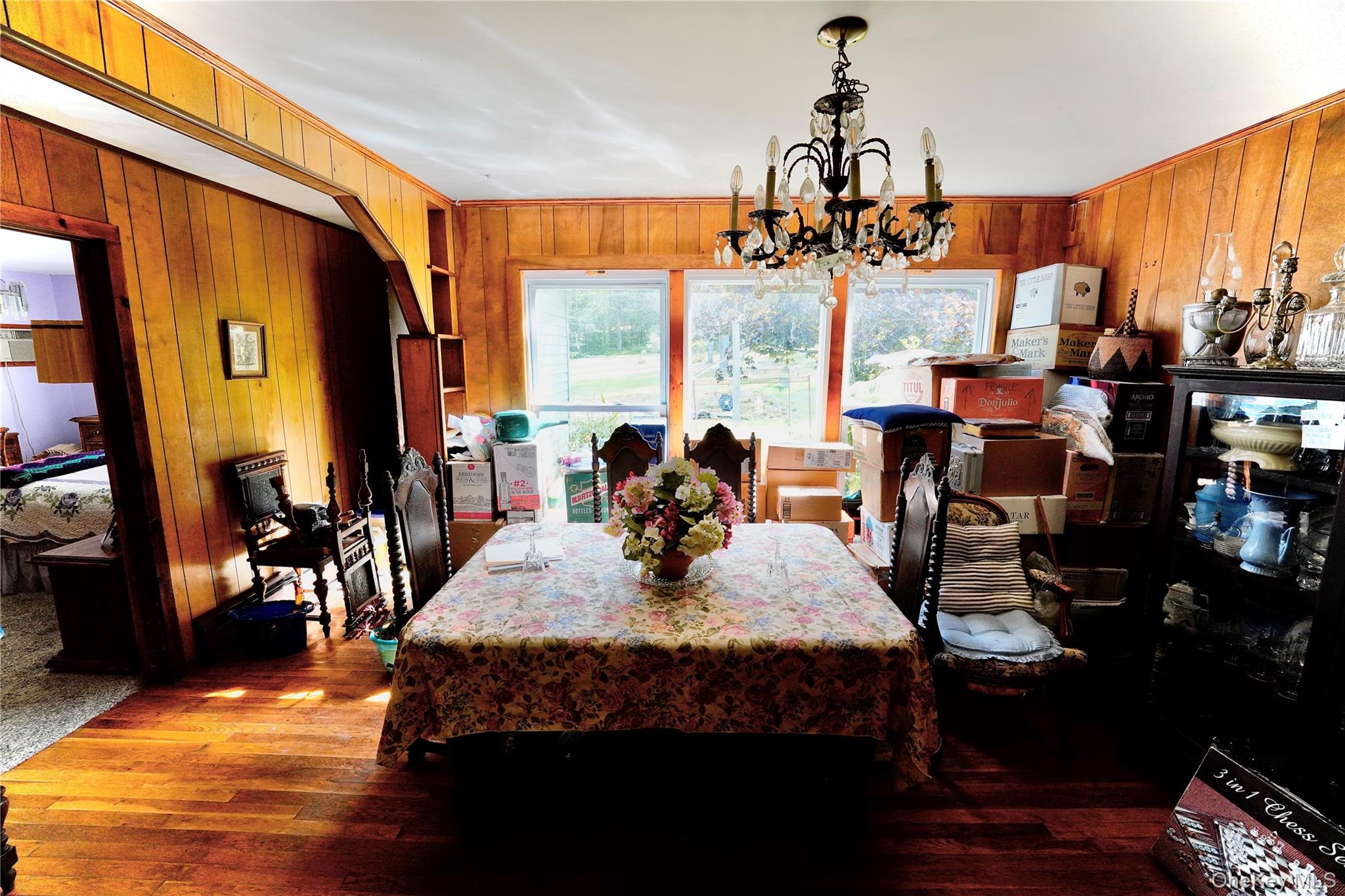 669 Shandelee Road Livingston Manor, NY 12758 - Photo 29 of 46 a view of a dining room with furniture window and outside view