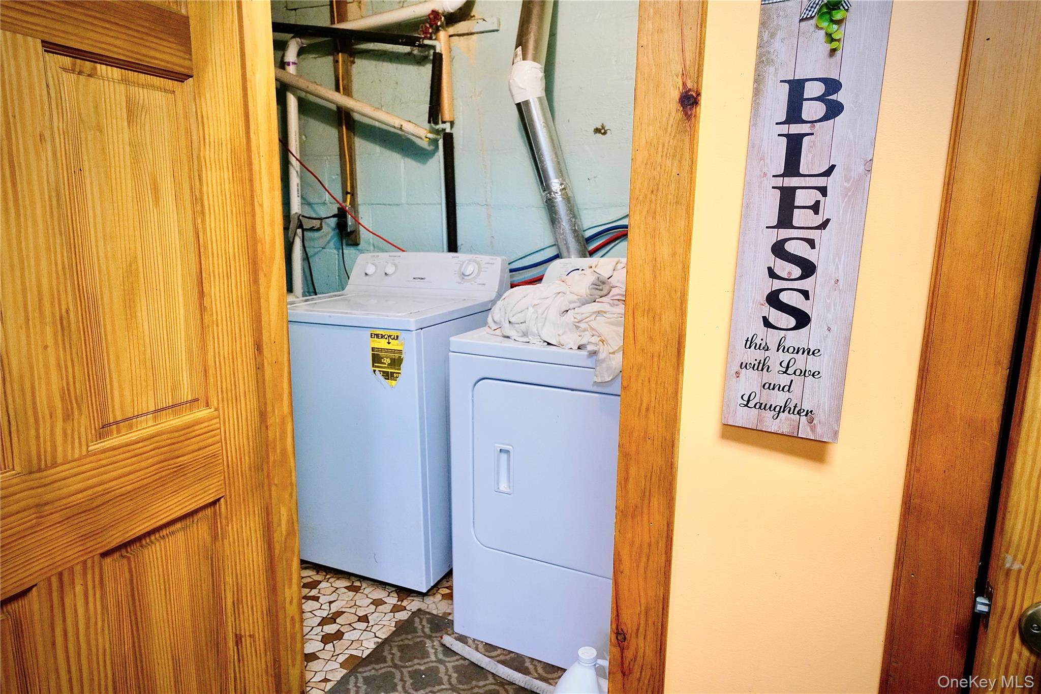 669 Shandelee Road Livingston Manor, NY 12758 - Photo 39 of 46 a utility room with dryer and washer