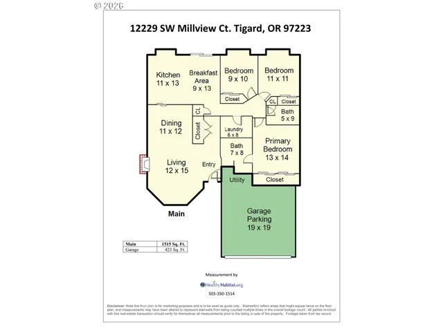 $535,000 | 12229 Southwest Millview Court, Portland, OR 97223