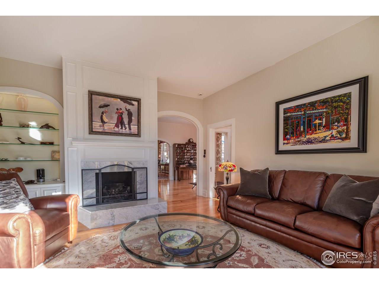 809 Pine Street Boulder, CO 80302 - Photo 6 of 38 a living room with furniture or couch and a fireplace