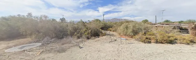 a view of a covered with snow in the background