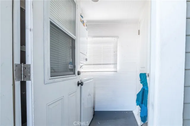 a view of front door