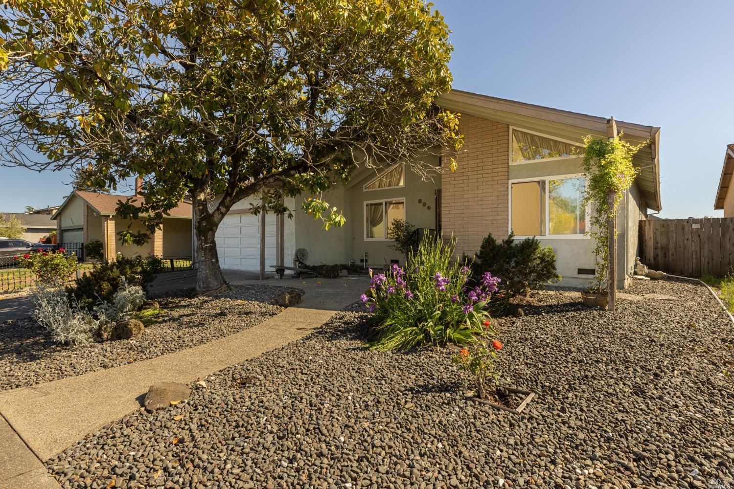 a view of a house with a patio