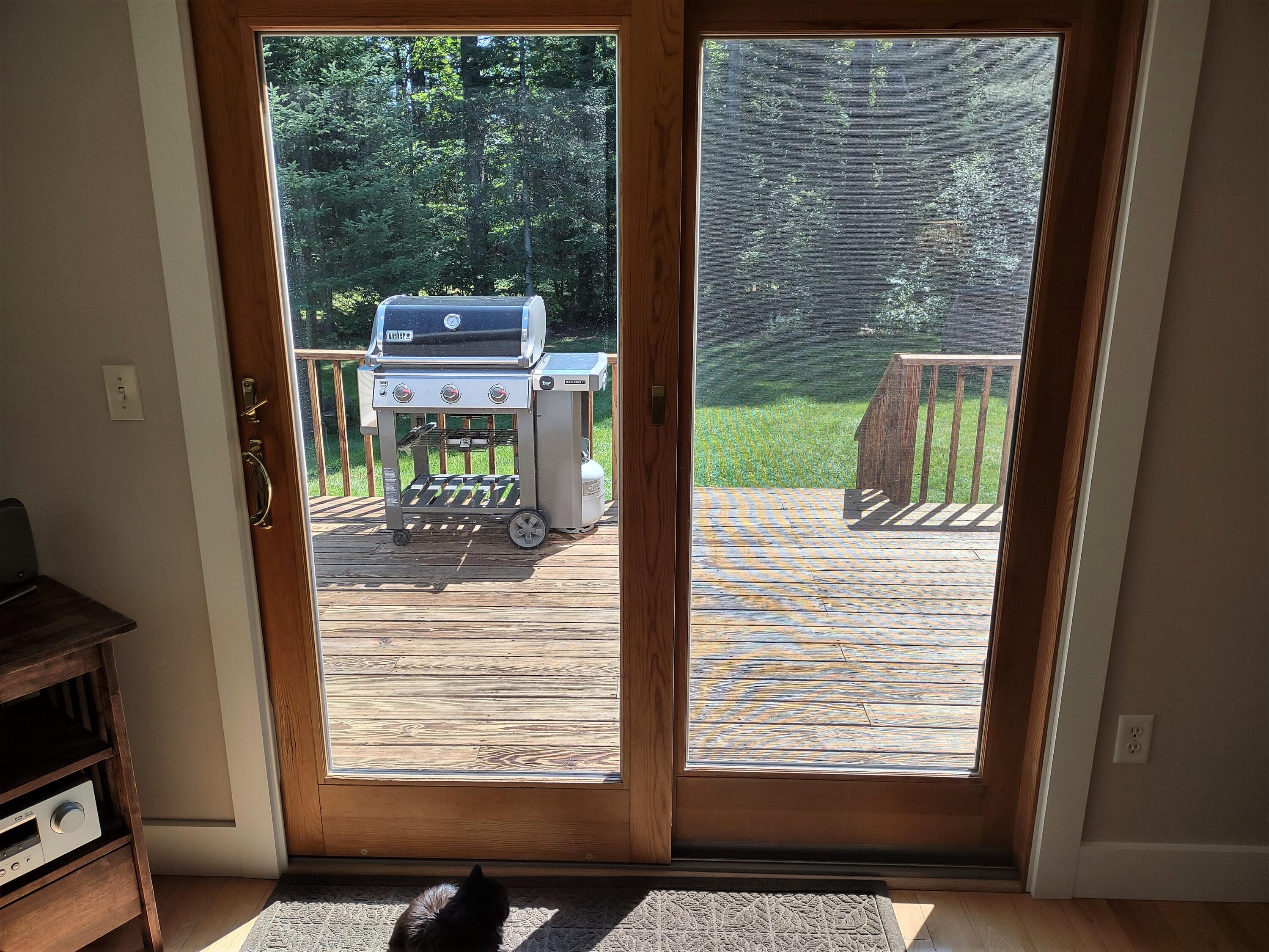 53 Ichabod Lane Hampden, ME 04444 - Photo 23 of 66 Deck from inside