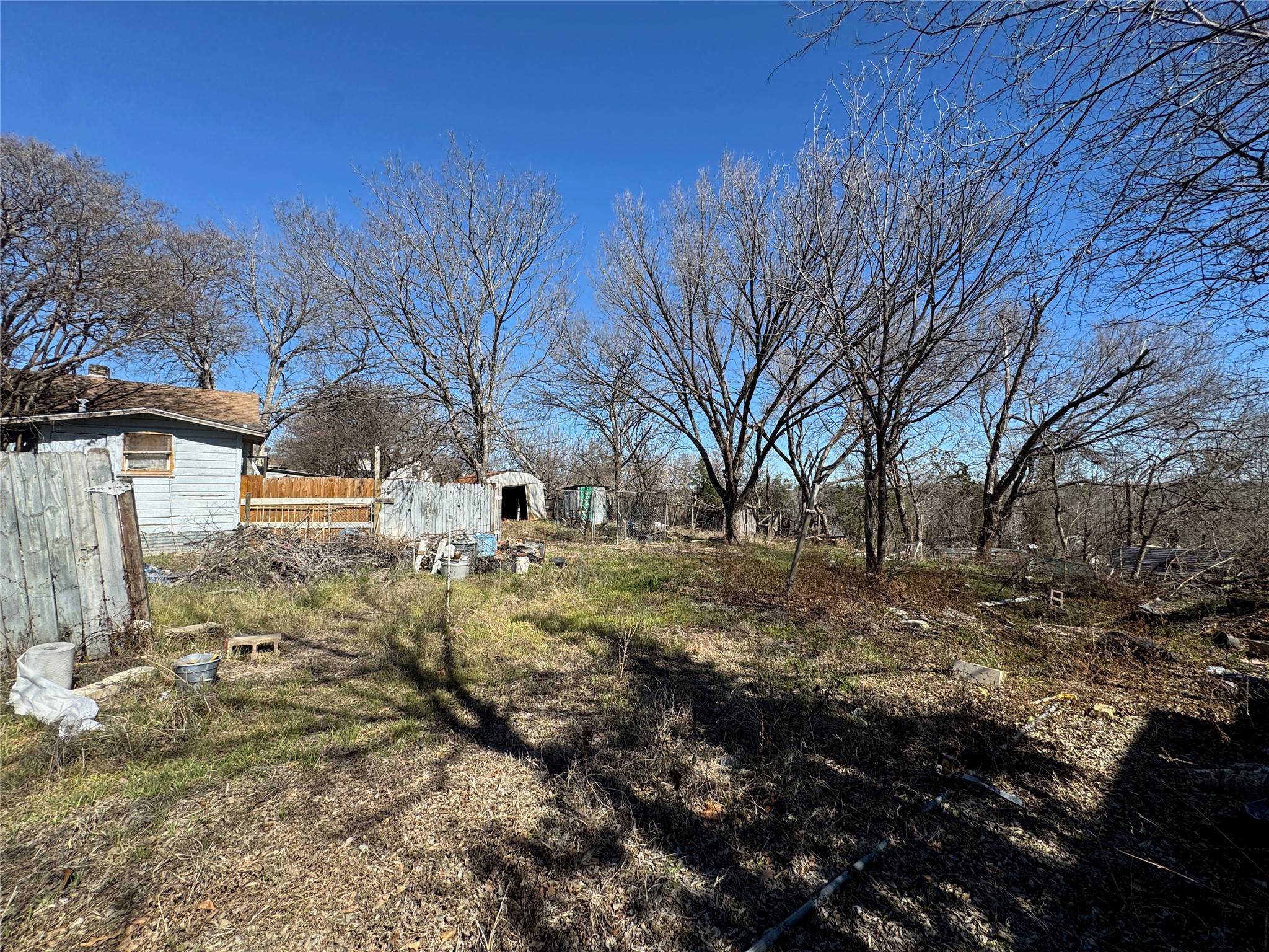 1309 Perez Street Austin, TX 78721 - Photo 2 of 2 a view of yard covered with snow in front of house