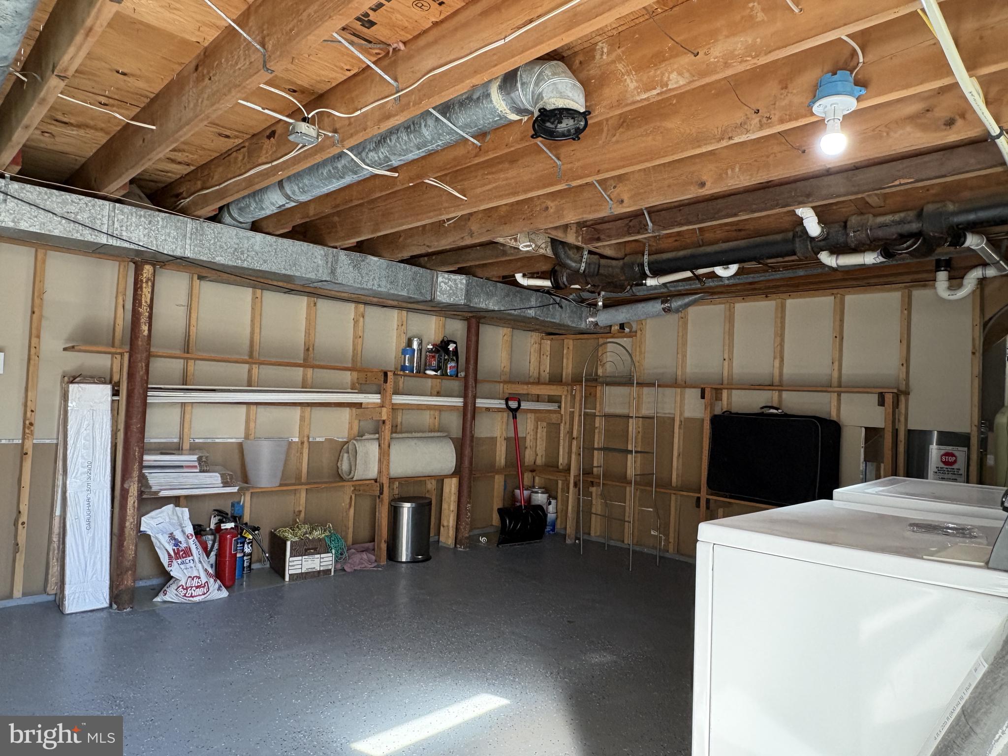 2306 Porter Road Bear, DE 19701 - Photo 37 of 48 Plenty of Storage in Basement w/ Painted Floor