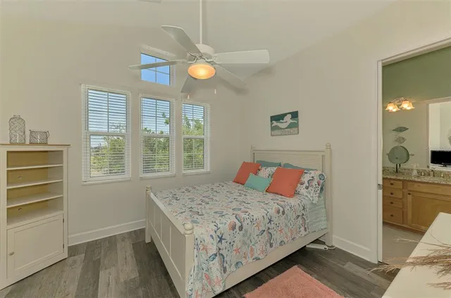 a view of a patio with a fountain