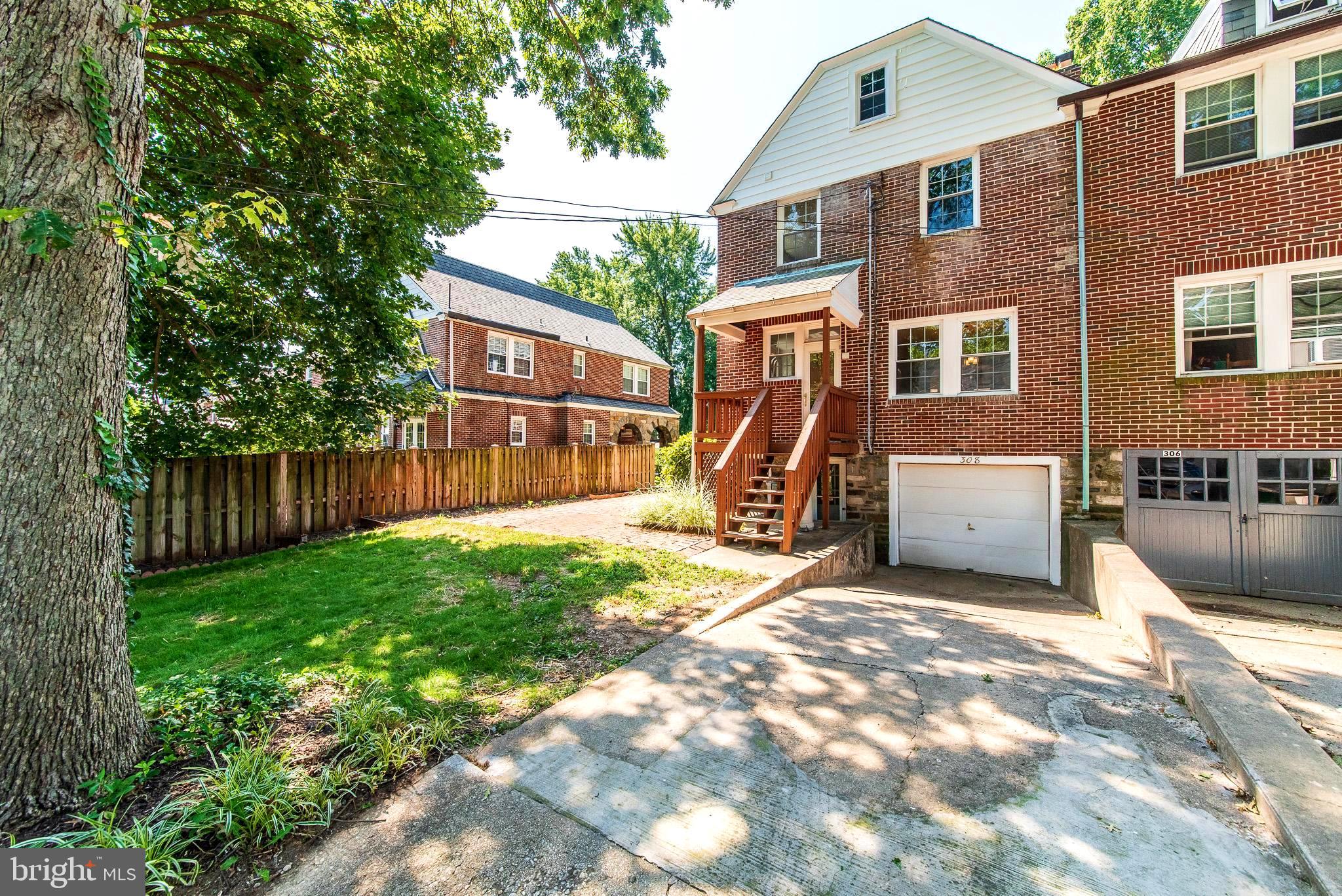 308 Hopkins Road Baltimore, MD 21212 - Photo 2 of 35 CONVENIENT DRIVEWAY & GARAGE