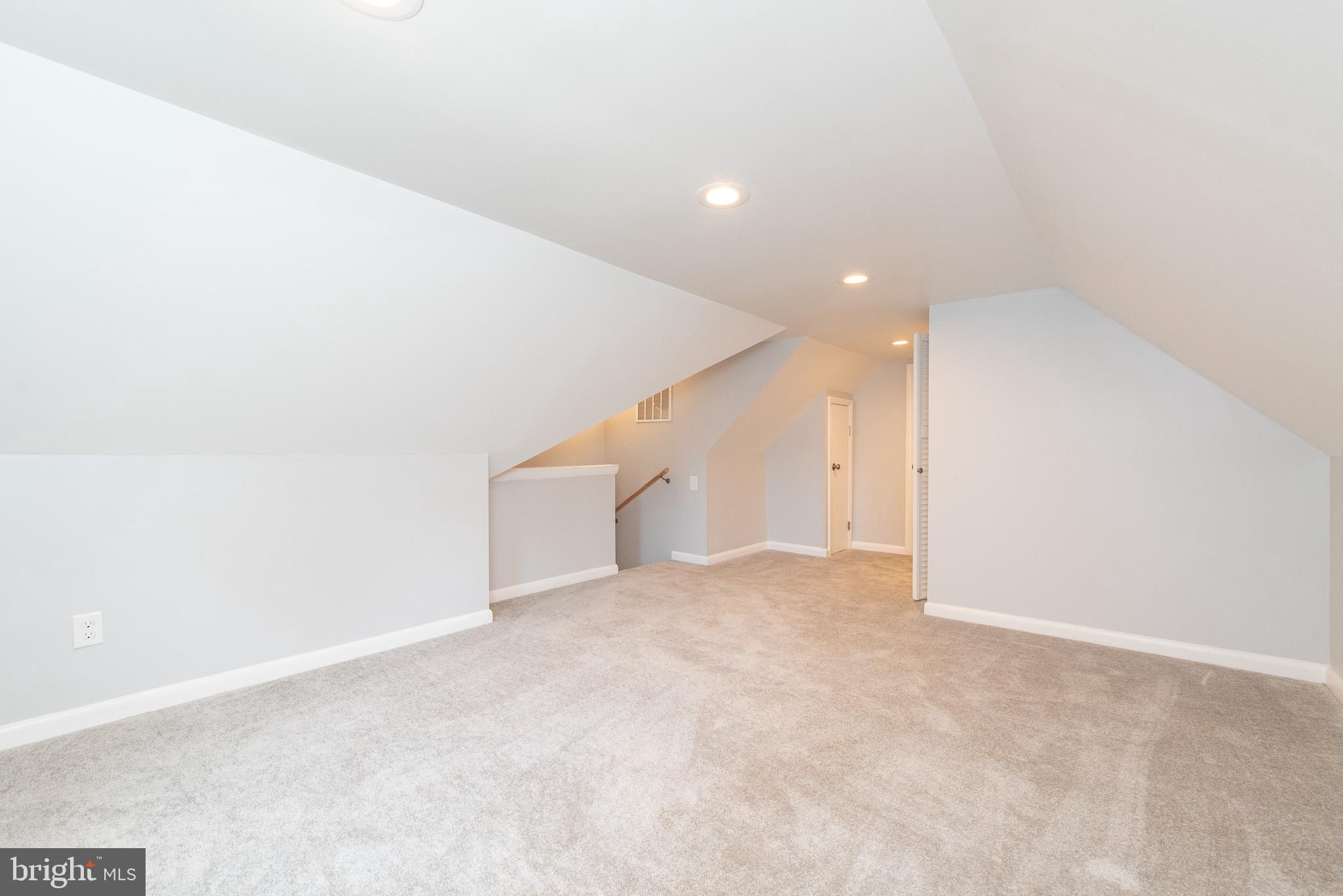 308 Hopkins Road Baltimore, MD 21212 - Photo 23 of 35 UPPER LEVEL TWO ATTIC/BONUS RM W/NEW CARPET