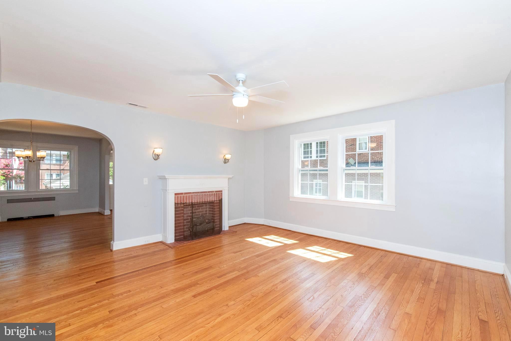 308 Hopkins Road Baltimore, MD 21212 - Photo 6 of 35 LIVING ROOM INTO DINING ROOM