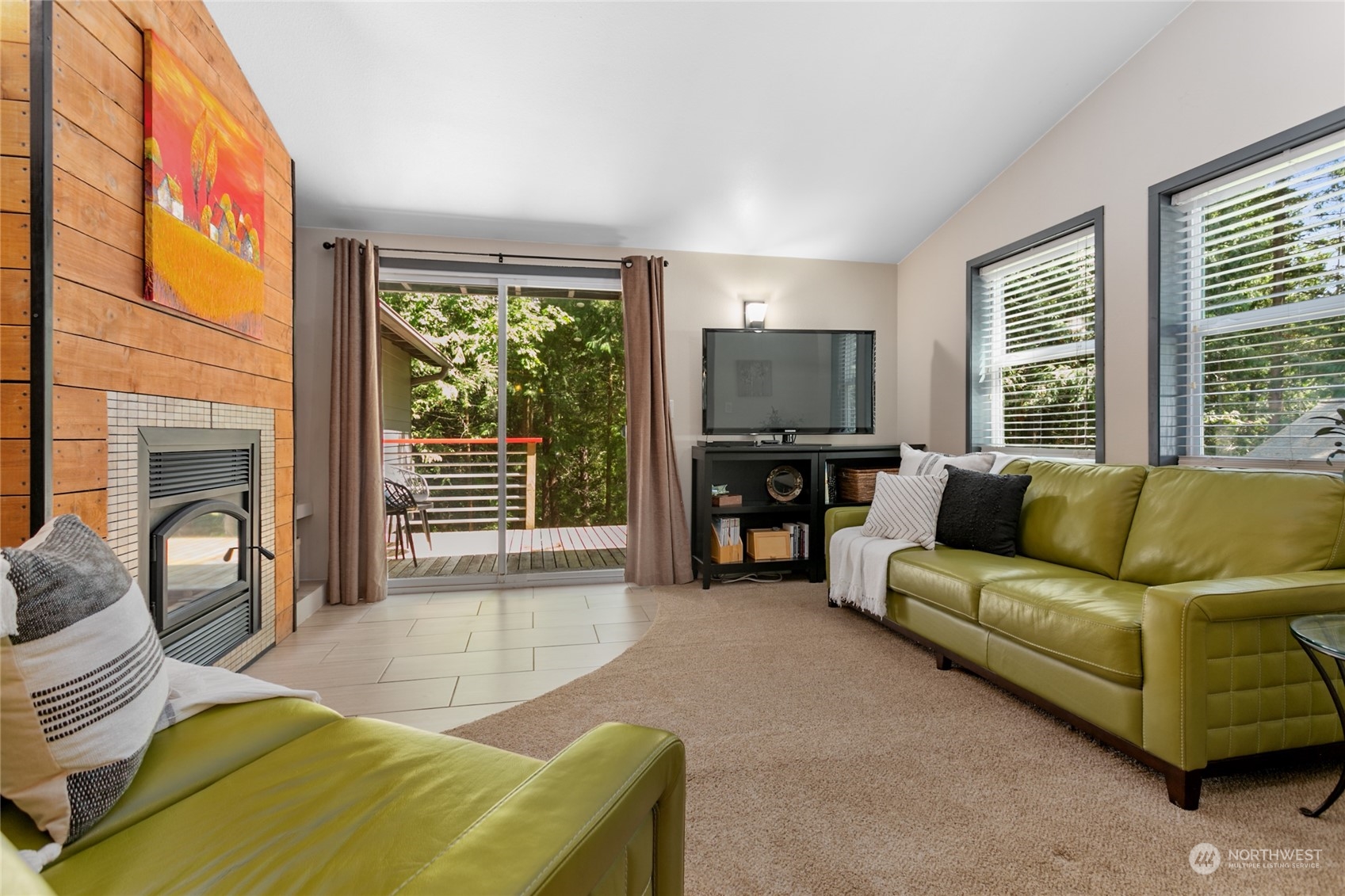 3734 Britton Road Bellingham, WA 98226 - Photo 6 of 40 a living room with furniture and a fireplace
