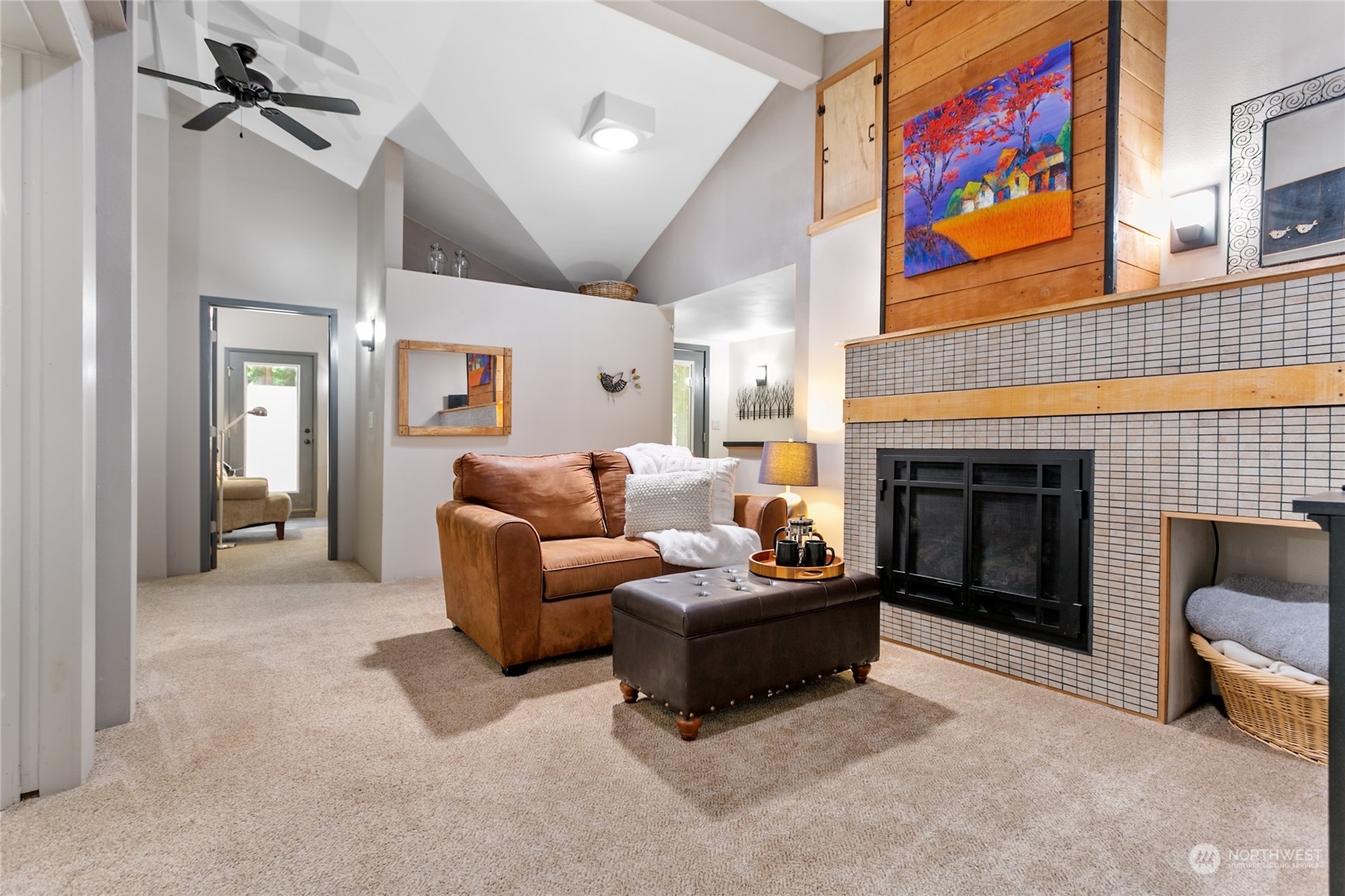 3734 Britton Road Bellingham, WA 98226 - Photo 10 of 40 a living room with furniture and a fireplace