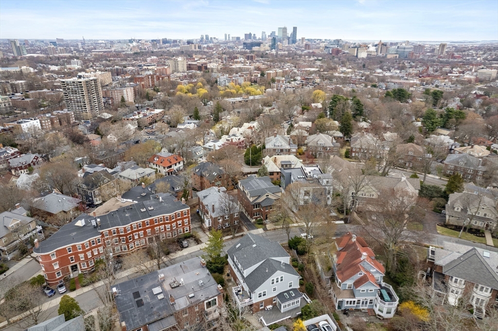 21 Colbourne Crescent, Unit 1 Brookline, MA 02445 - Photo 34 of 35 an aerial view of a city