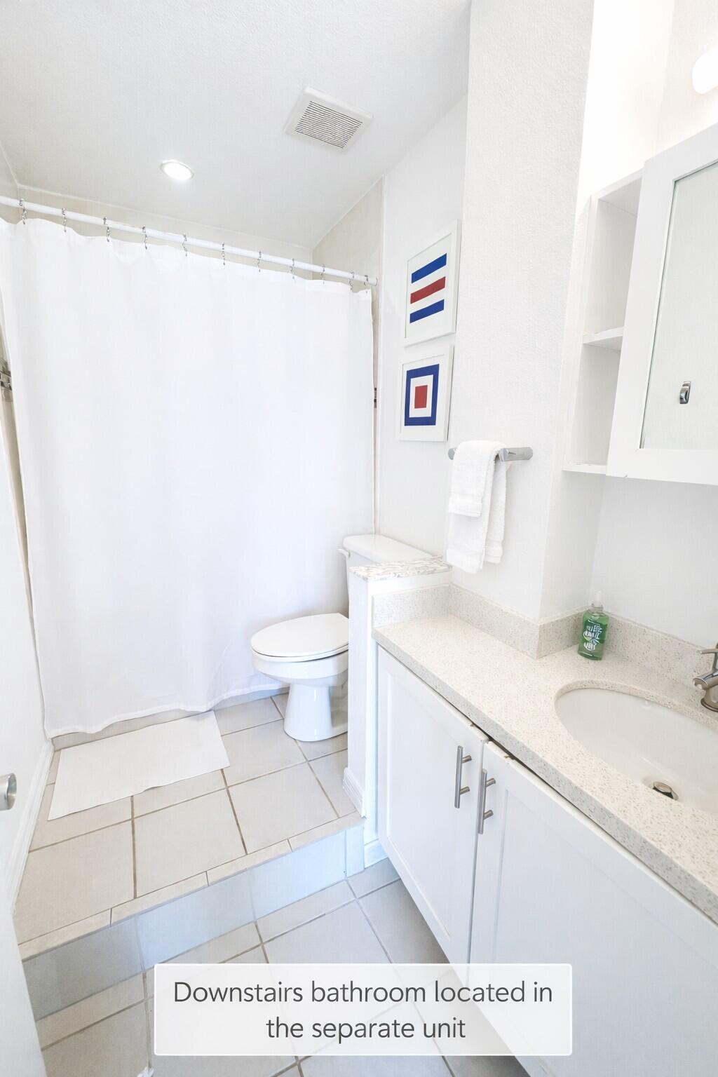 335 Bayview Avenue Key Largo, FL 33037 - Photo 15 of 57 downstairs bathroom located in the separ