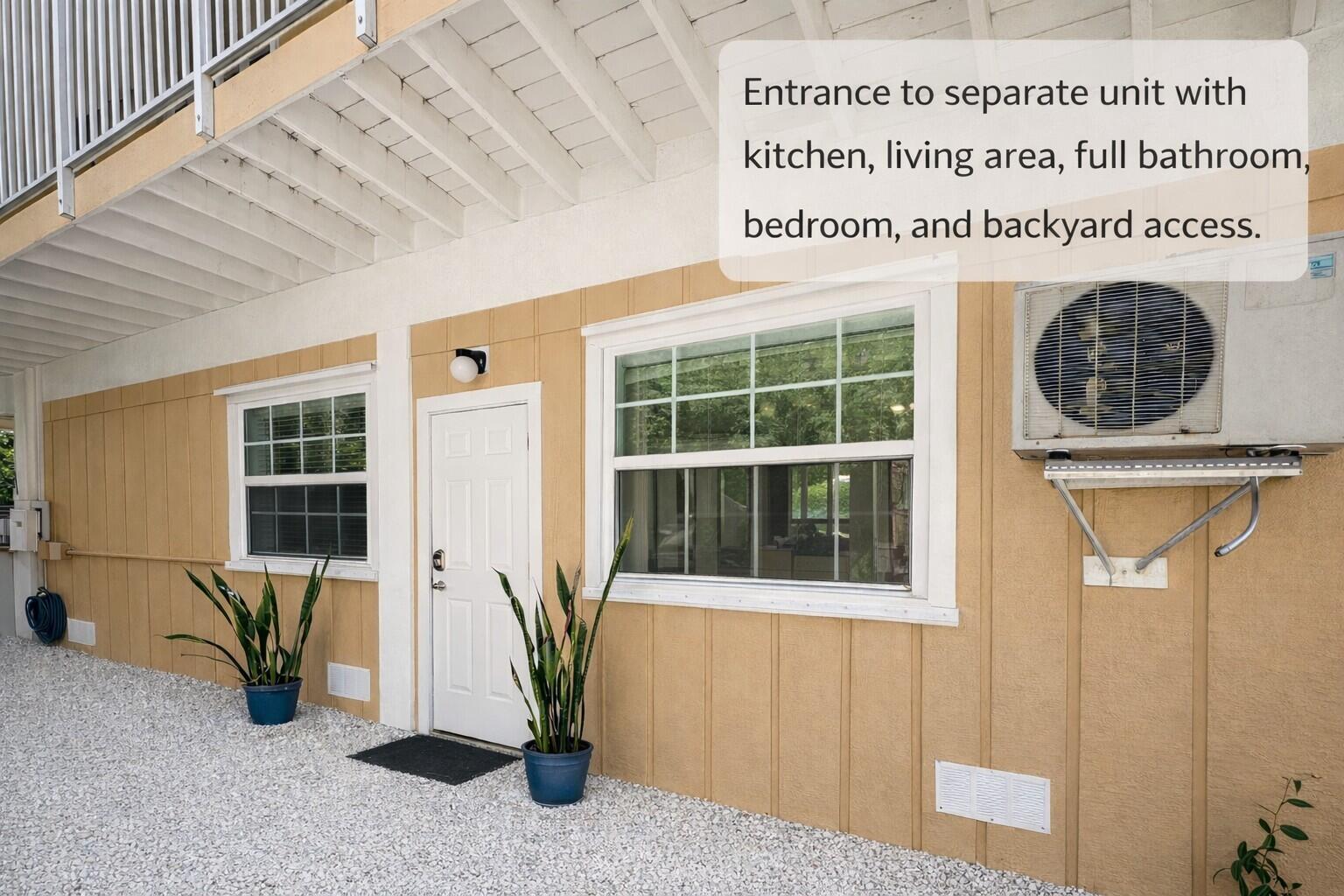 335 Bayview Avenue Key Largo, FL 33037 - Photo 17 of 57 Entrance to separate unit with kitchen,