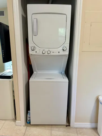 a view of balcony with furniture