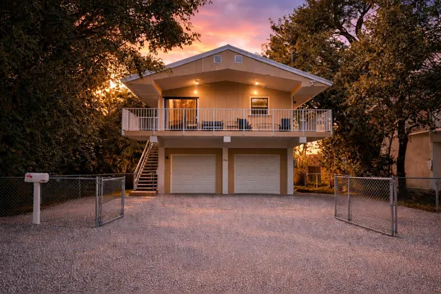 a view of a terrace with seating area
