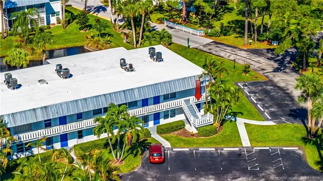 a view of a city and lake view