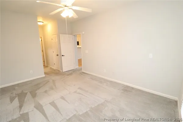 a view of a room with a empty space