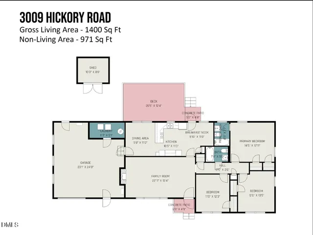 a view of a backyard with large tree