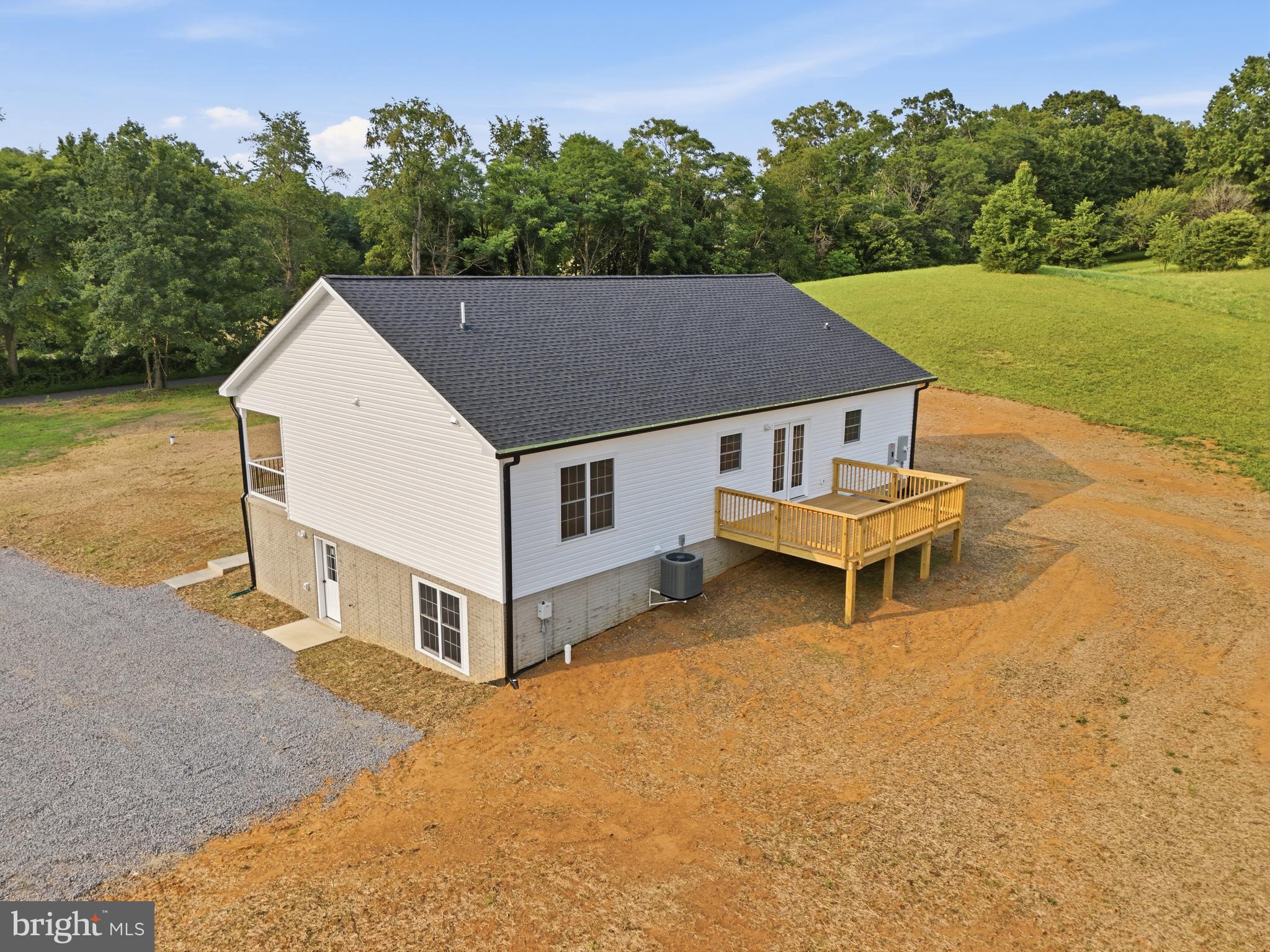 2974 Novum Road Reva, VA 22735 - Photo 9 of 44 an aerial view of a house with porch yard and outdoor seating