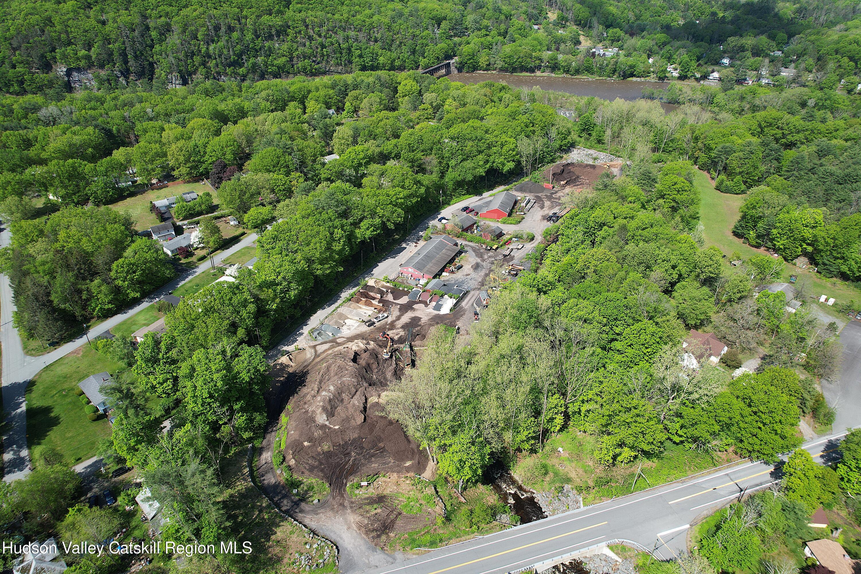 a view of lake with green space