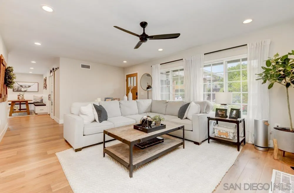 9944 Connell Road San Diego, CA 92131 - Photo 4 of 25 a living room with furniture and a large window