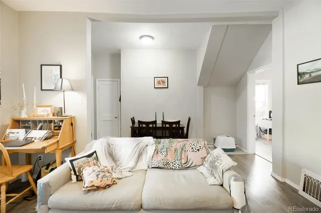 a car parked in front of a house