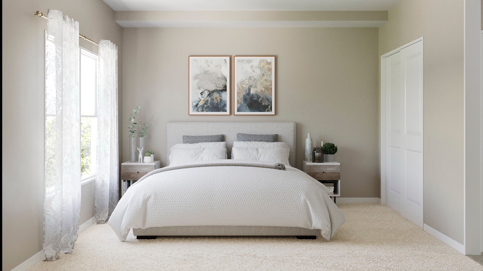 437 Duane Street, Unit 108 Glen Ellyn, IL 60137 - Photo 6 of 11 a bedroom with a bed and a window