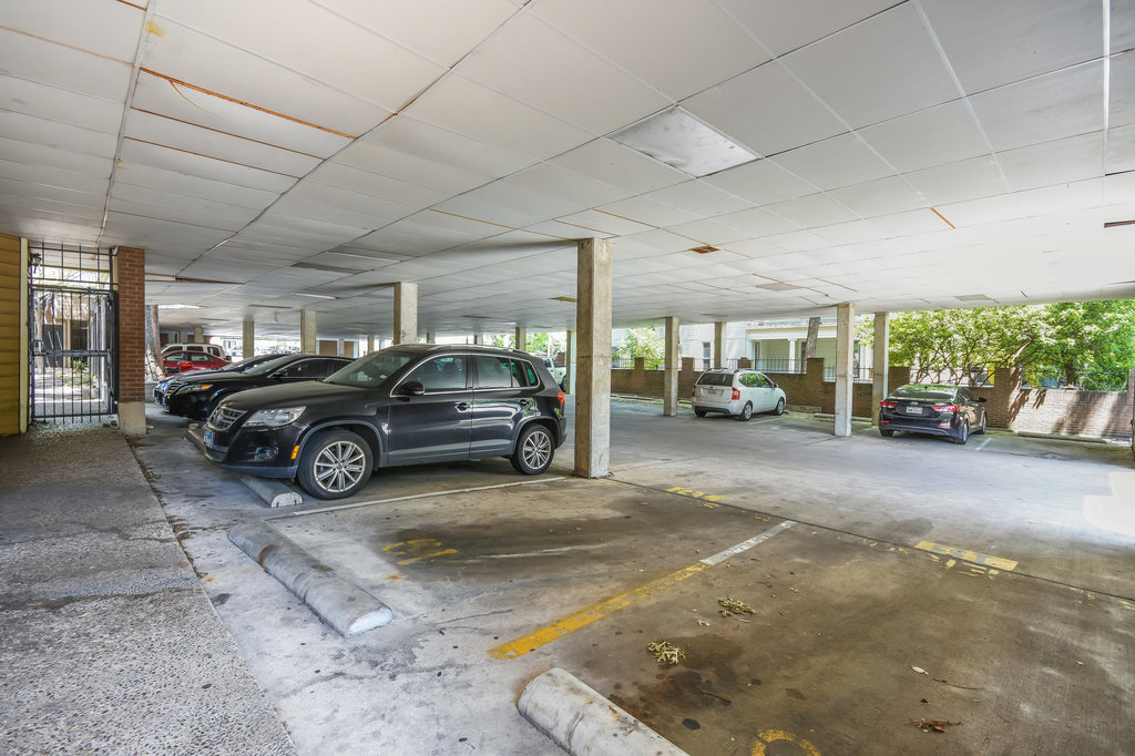 2802 Nueces Street, Unit 307 Austin, TX 78705 - Photo 3 of 16 a view of a car garage