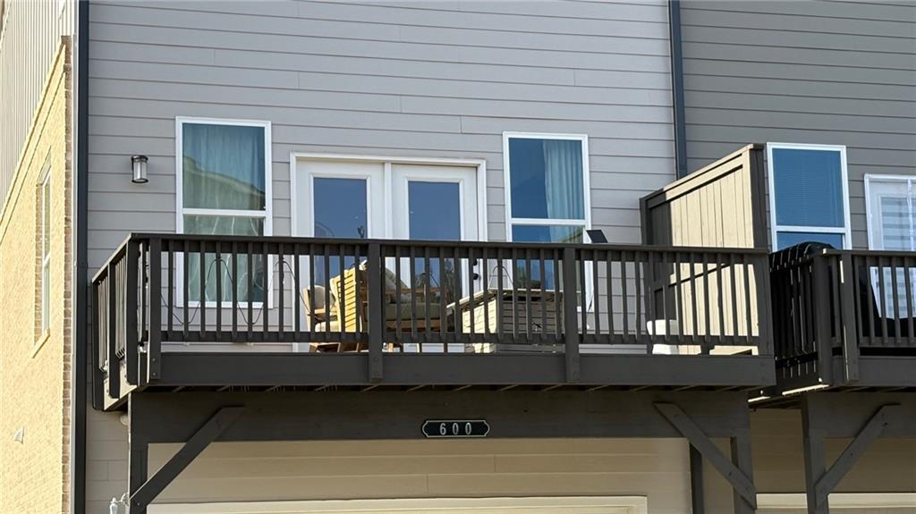 600 Tiller Way Acworth, GA 30102 - Photo 23 of 23 a view of a house with a wooden deck