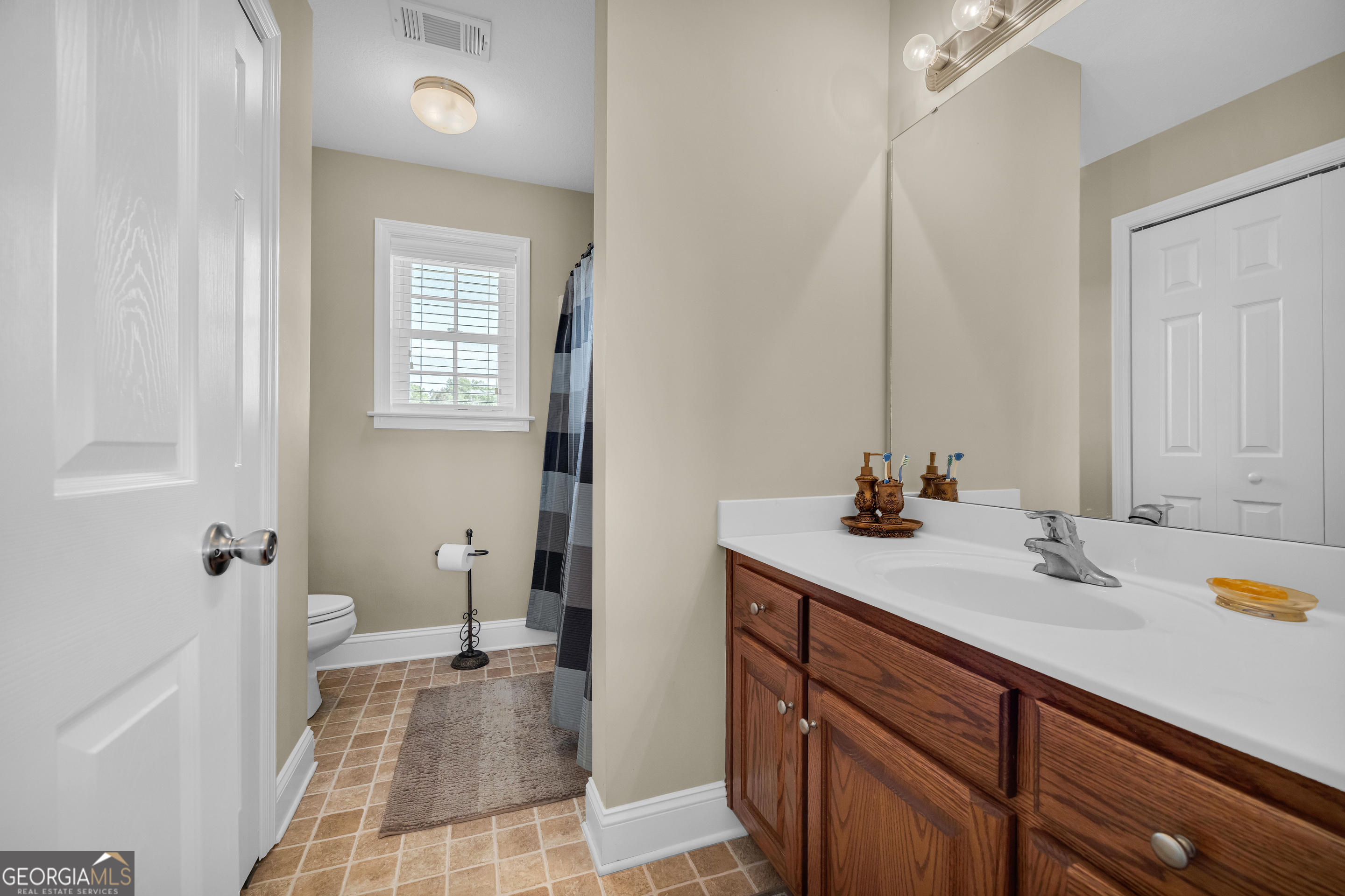 3248 Metasville Road Washington, GA 30673 - Photo 71 of 97 a bathroom with a sink a toilet and a mirror