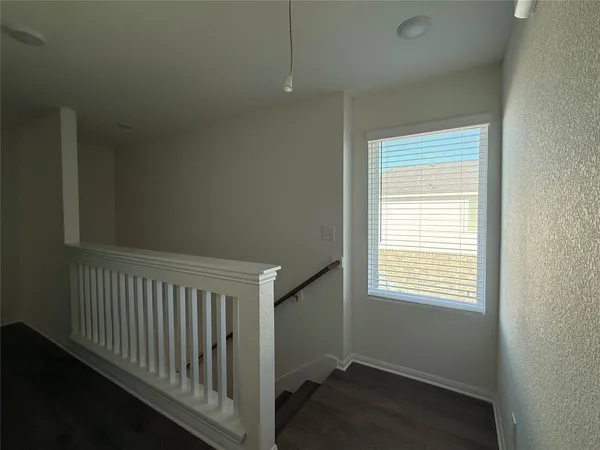 a view of hallway with window