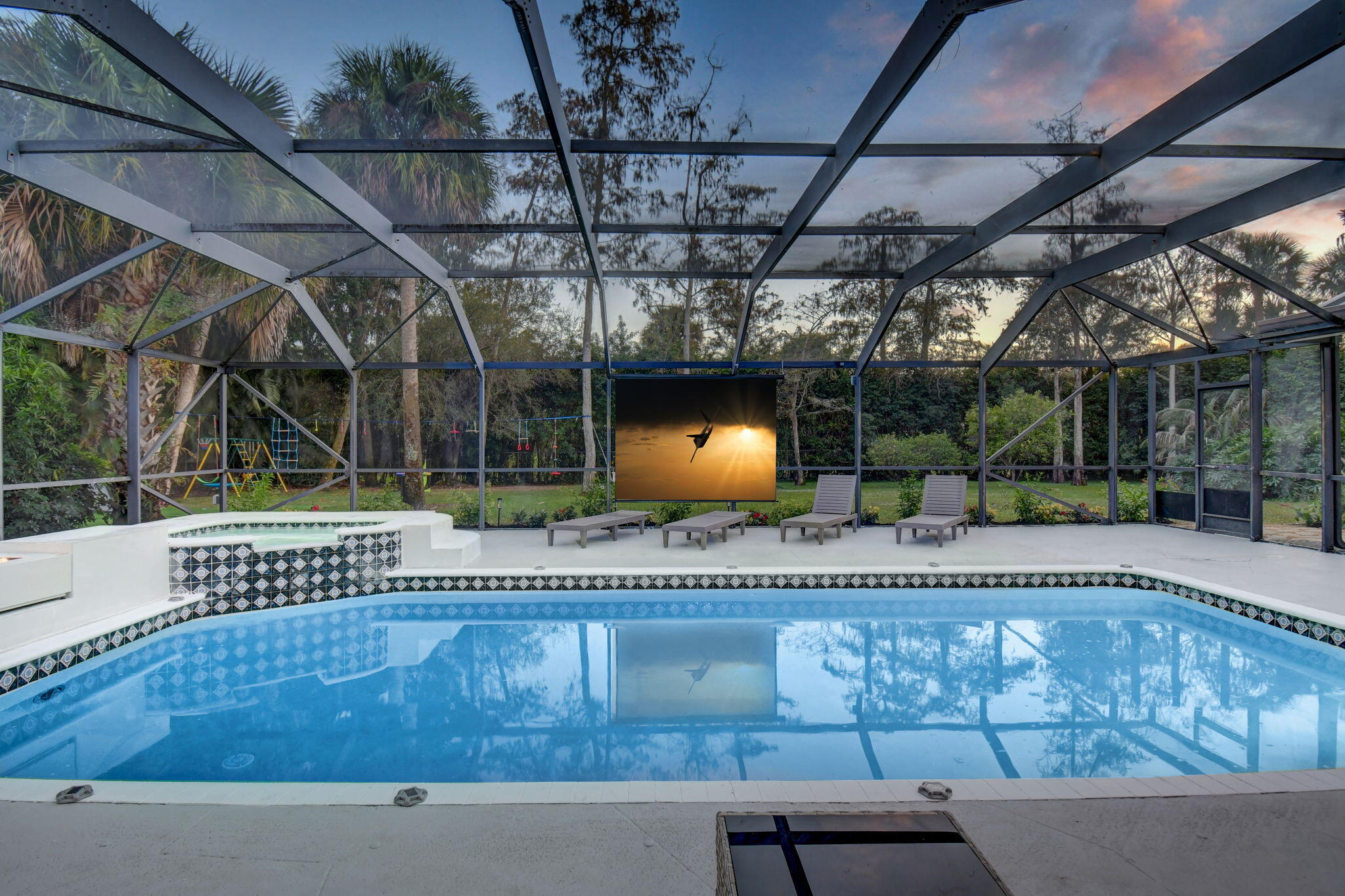 13302 Doubletree Circle Wellington, FL 33414 - Photo 69 of 82 a view of a swimming pool with a patio