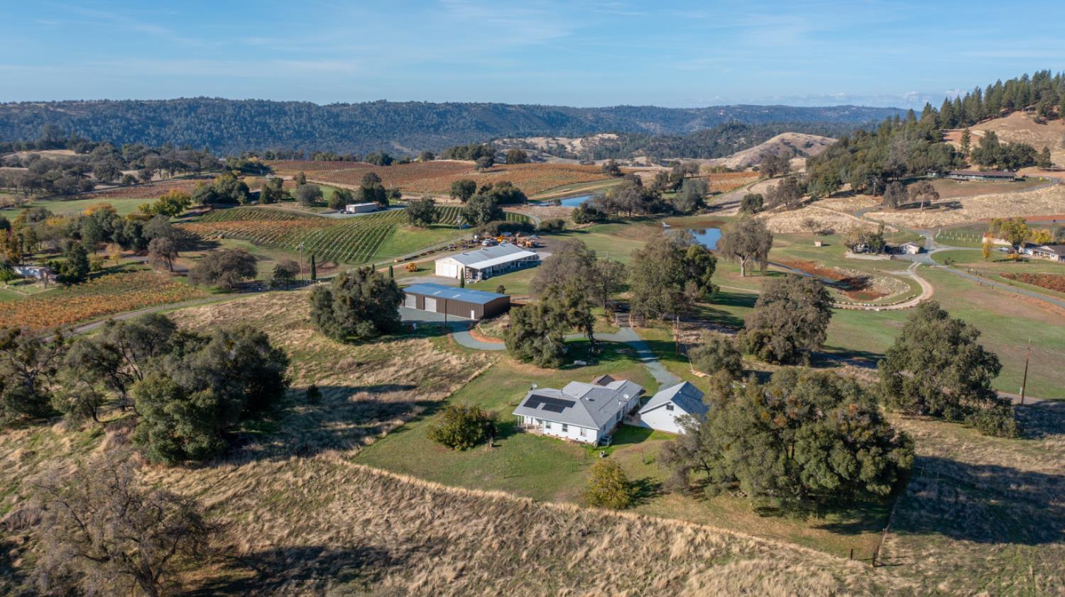 11120 Courier Road Plymouth, CA 95669 - Photo 60 of 73 an aerial view of residential houses with outdoor space