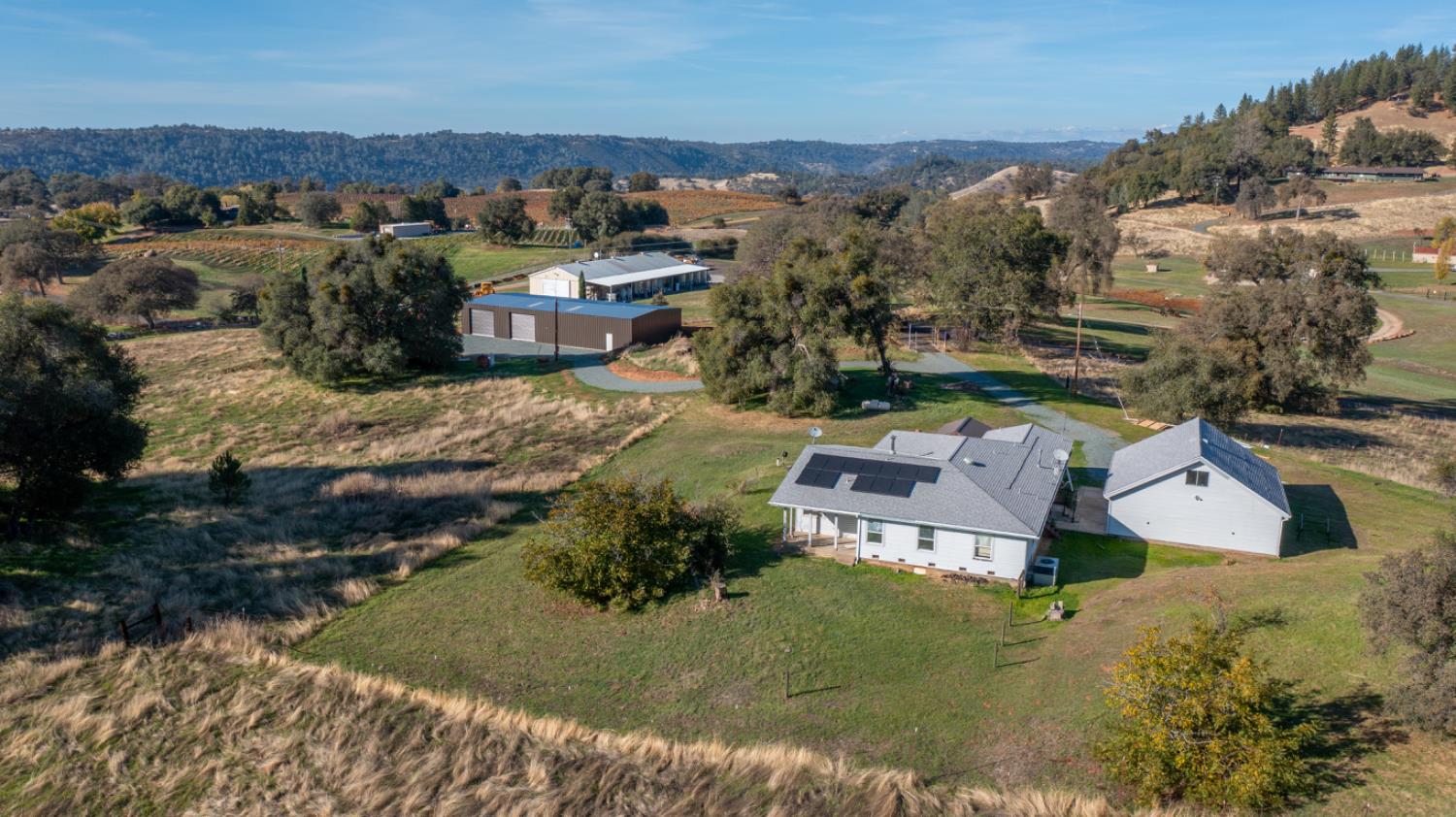 11120 Courier Road Plymouth, CA 95669 - Photo 61 of 73 an aerial view of a house with a yard