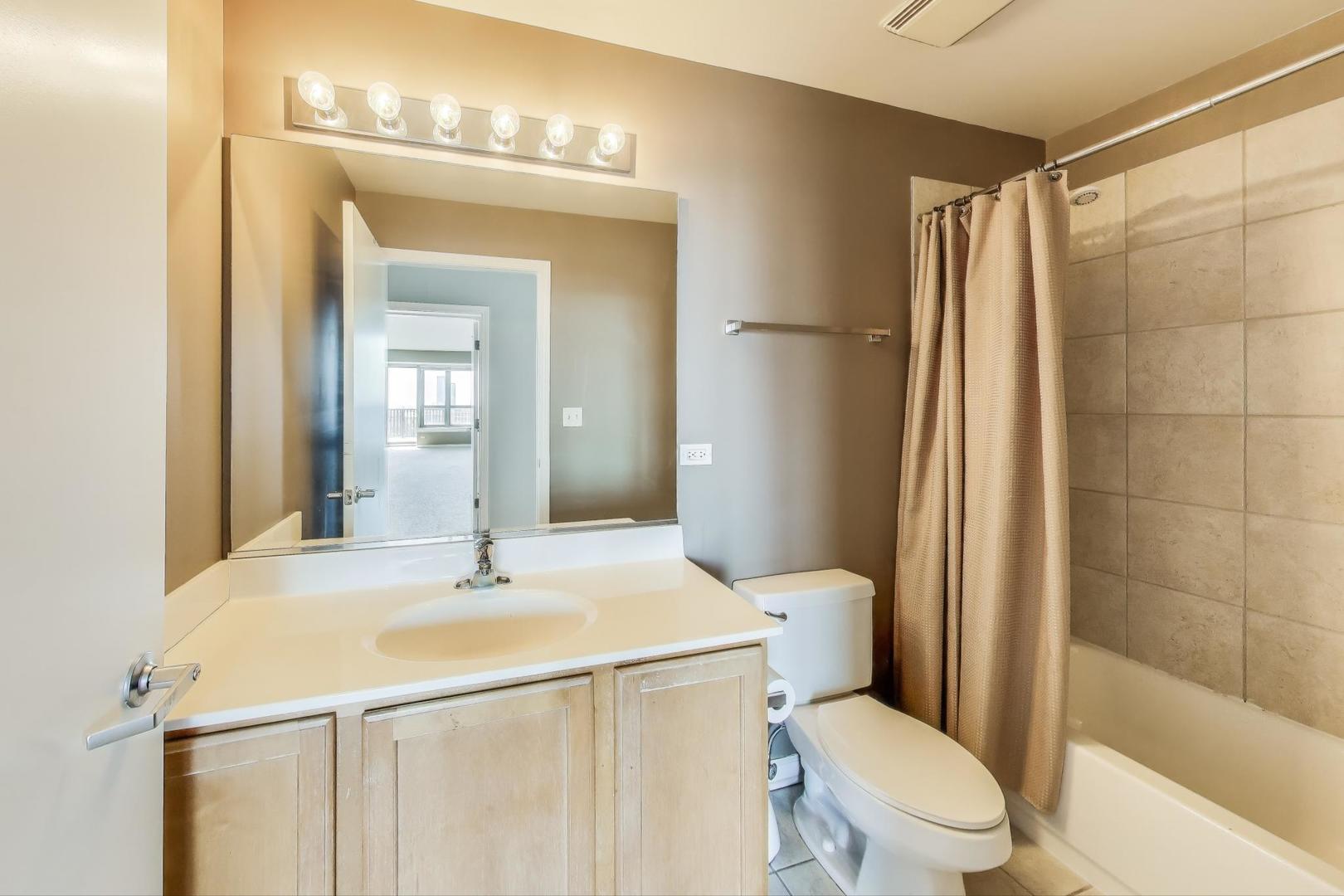 1717 South Prairie Avenue, Unit 1910 Chicago, IL 60616 - Photo 23 of 48 a bathroom with a sink toilet and shower