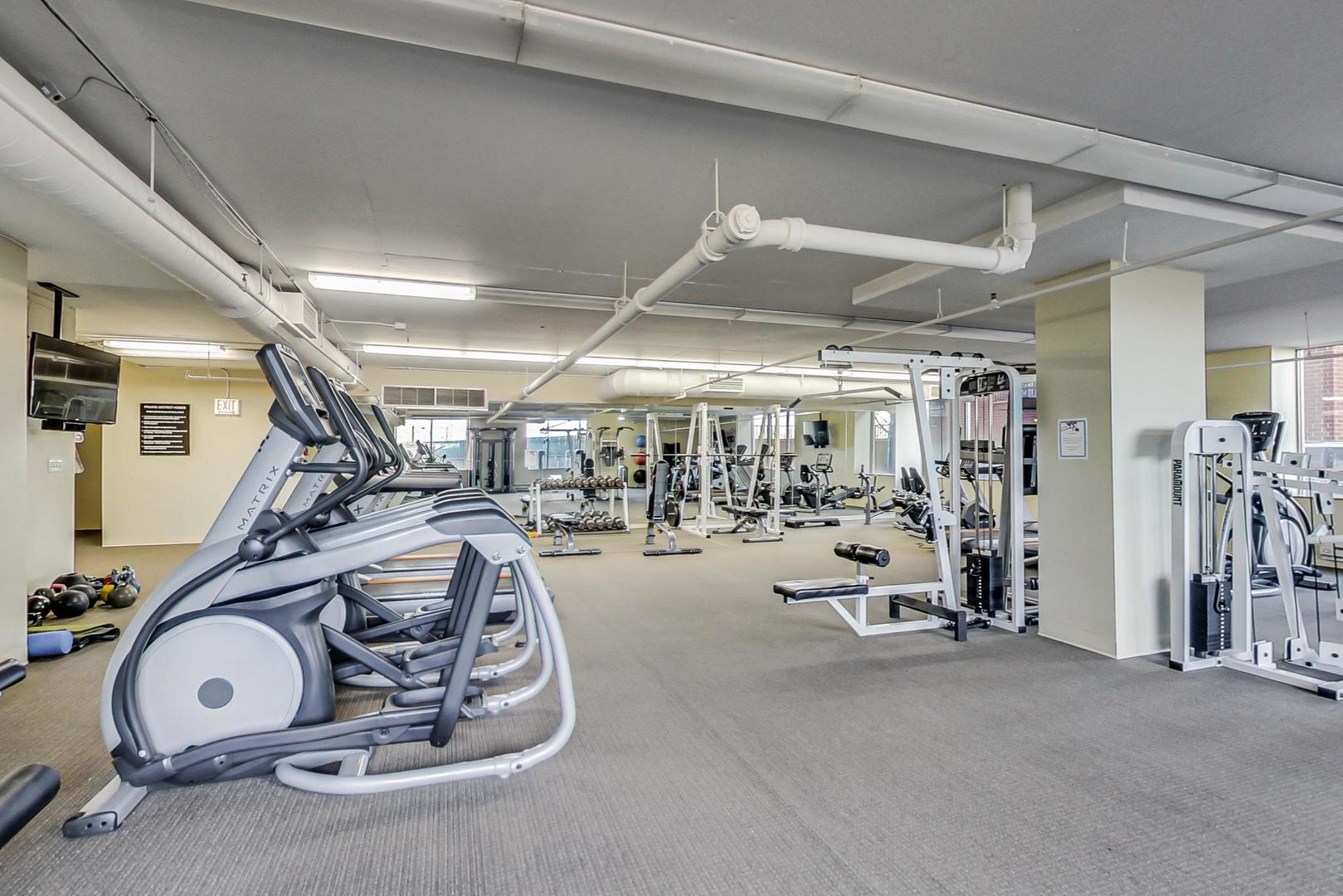 1717 South Prairie Avenue, Unit 1910 Chicago, IL 60616 - Photo 31 of 48 a view of a room with gym equipment