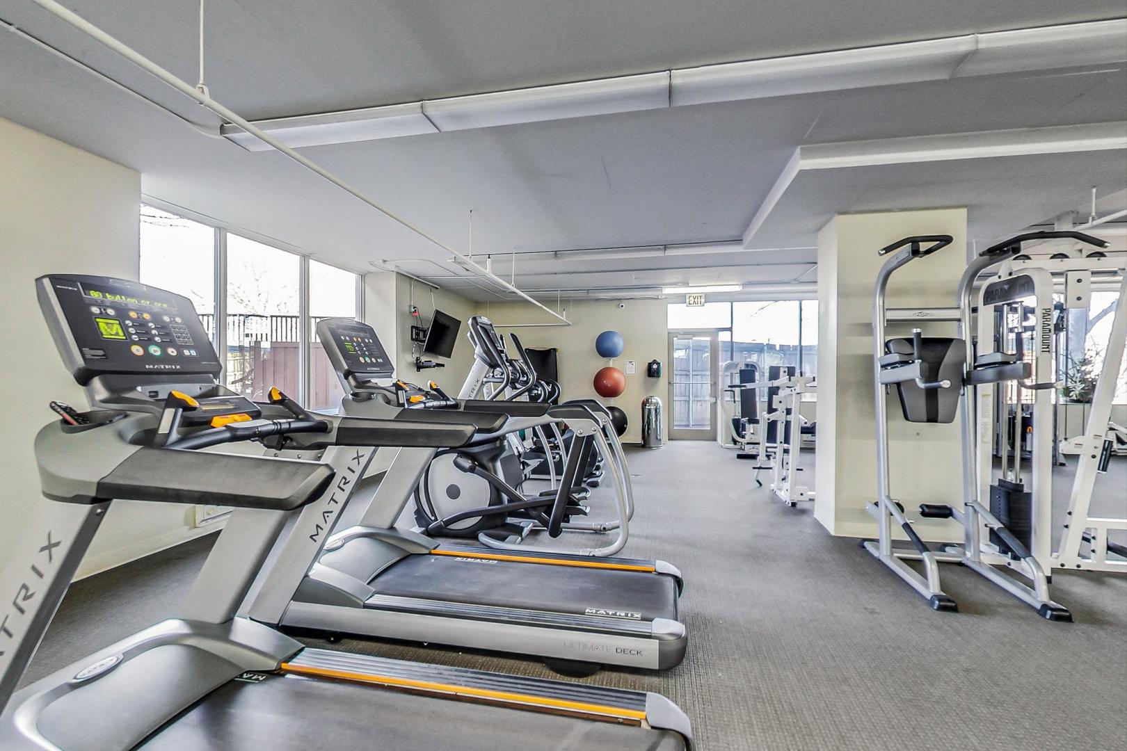 1717 South Prairie Avenue, Unit 1910 Chicago, IL 60616 - Photo 33 of 48 a view of a room with gym equipment