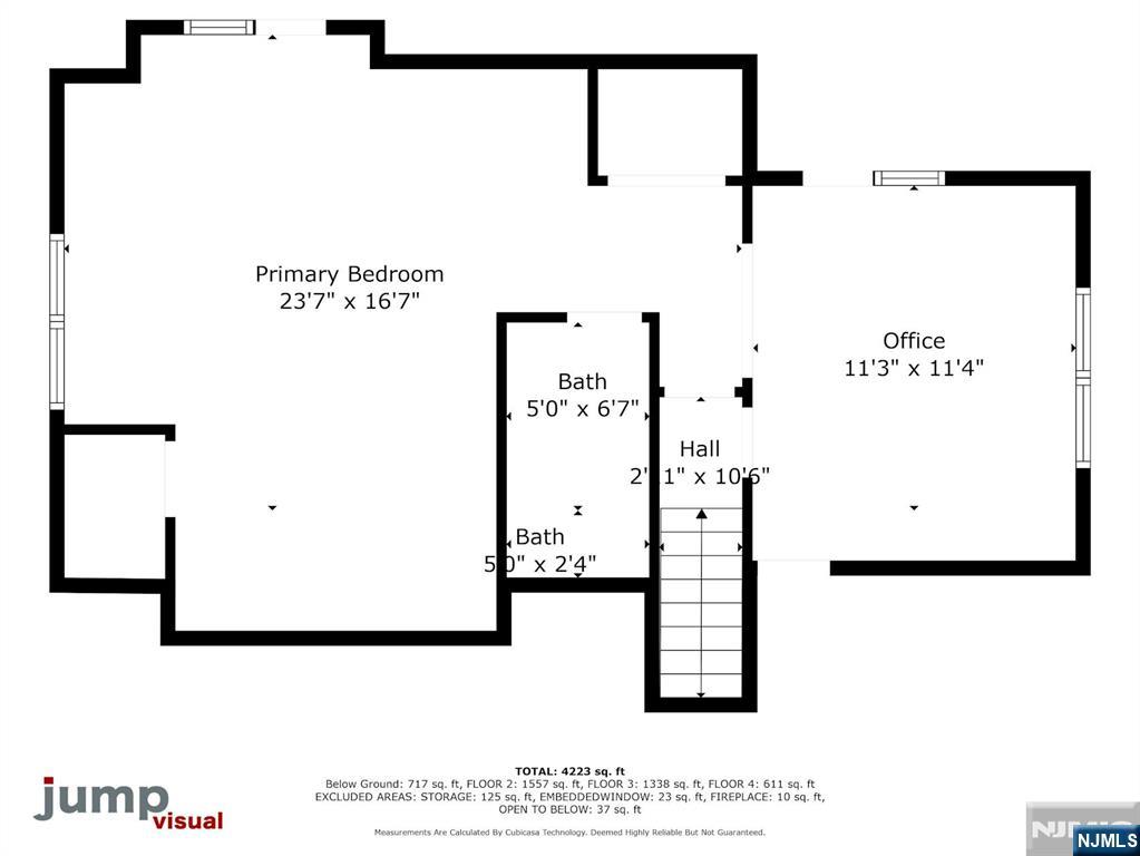 599 Point Avenue Brick, NJ 08724 - Photo 16 of 48 a picture of a wall with a white wall and a white refrigerator