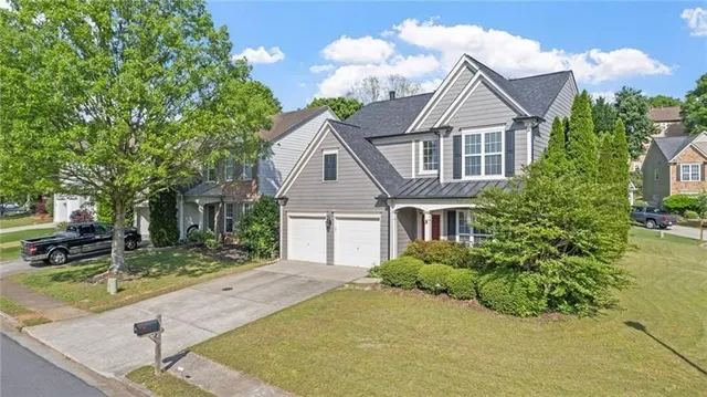 front view of house with a yard