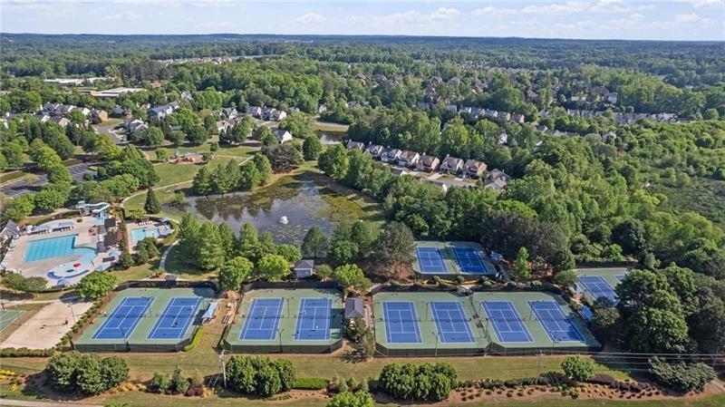 3525 Elder Field Lane Cumming, GA 30040 - Photo 40 of 45 an aerial view of multiple house