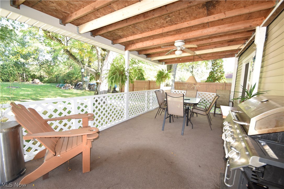 4466 Burkey Road Youngstown, OH 44515 - Photo 20 of 28 Sit on this large covered porch that faces out to your private yard
