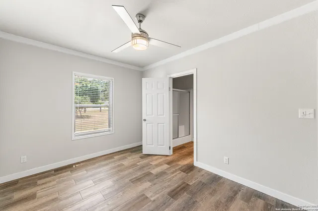 a view of wooden floor