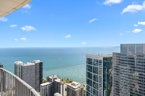 a view of balcony and city