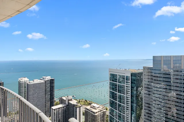 a view of balcony and city