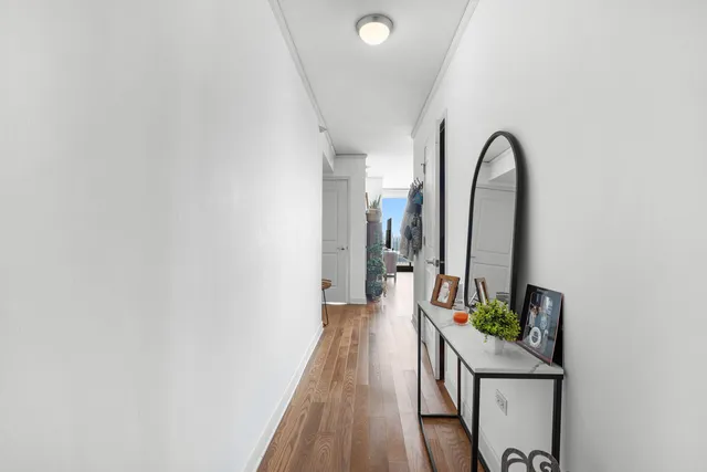 a close view of a utility room with dryer and washer