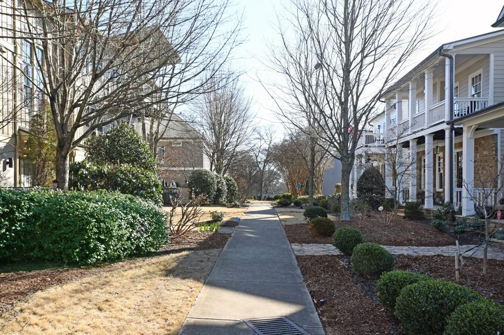 402 Prosper Circle, Unit 102 Marietta, GA 30060 - Photo 51 of 72 a view of a yard with plants and trees